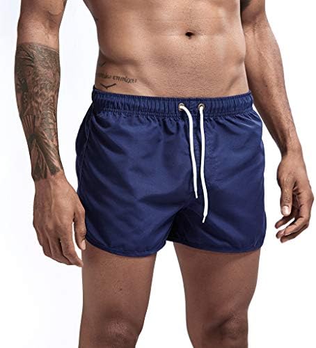 NYYBW Men's Casual Athletic Sports Shorts Pockets Treino Executando o Treinamento da academia de musculação curta com bolsos