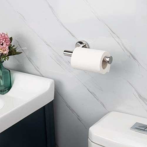 Suporte de papel higiênico de banheiro próximo a lua, Premium Sus304 Aço inoxidável à prova de ferrugem do higiário montado na parede para banheiro, cozinha, banheiro