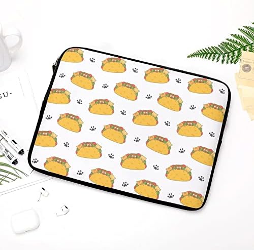 Catos fofos tacos tacos à prova d'água Bolsa de laptop casual casual casual casual