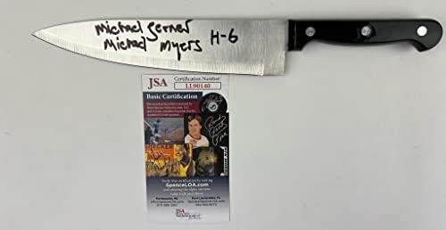 A. Michael Lerner assinou o verdadeiro Halloween 6 Autograph the Curse of Michael Myers JSA Autenticação