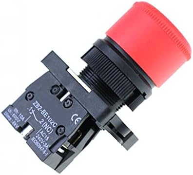 Nunomo 22mm NC Red Stop Press botão de botão+NC AC660V/10A XB2-BS542
