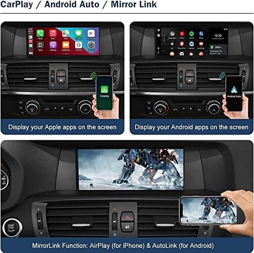 Ninetom Wireless CarPlay Android Auto Retrofit Kit para 2013-2018 Audi A3/S3, CarPlay Module Receiver Box Support Support Navigation, Maps, Music, Mushing, Câmera, Câmera
