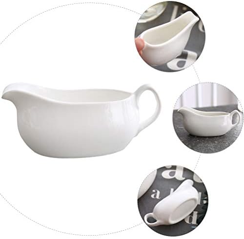 Creme de café Creamer porcelana Molho de molho de barco de molho de molho de molho Servando pratos de picada de cerâmica