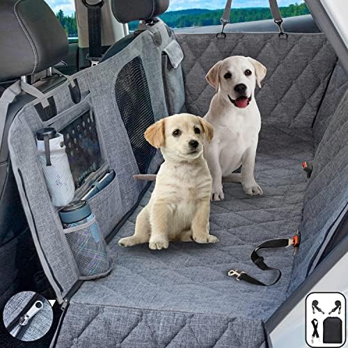 Sevvis Dog Hammock para carro traseiro do carro - Capa do banco traseiro para cães - capa de assento para cães para carro, SUV, capa do assento do carro