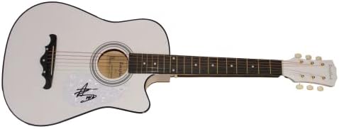 Mitchell Tenpenny assinou o Autograph Toment Tweles Acoustic Guitar w/James Spence Authentication JSA CoA - Superstar