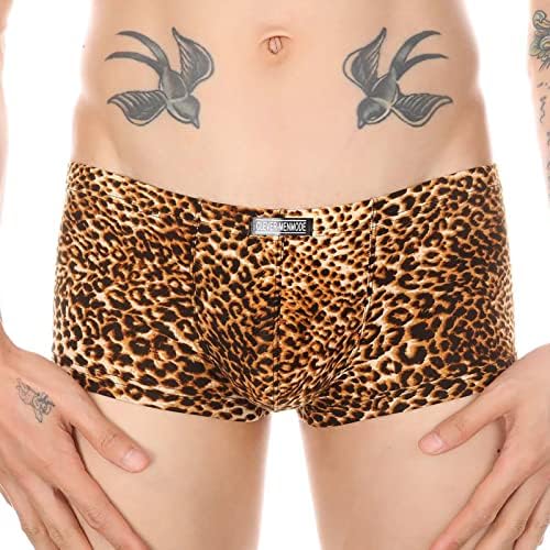Mass cuecas cuecas de baixa cintura de baixa cintura sexy tindezas de leopardo de férias estampas de praia listradas de roupas íntimas anatômicas