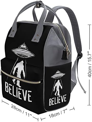 Mochila Bigfoot Ufo Backpack de Maternidade Elegante Maternidade Bolsa Multifuncional Viagem Água de Viagem Daypack