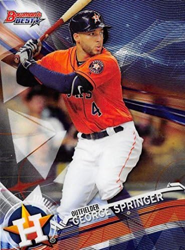 2017 o melhor 56 George Springer Houston Astros Baseball Card