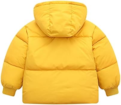 Casaco de inverno para criança com capuz de jaqueta de lã quente para meninos
