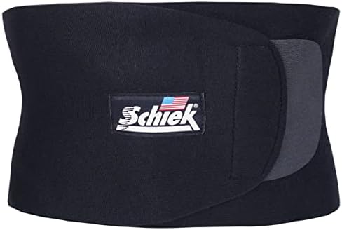 Schiek Sports Modelo 800 Cinturão do aparador de cintura - Cinturão de compressão com tiras ajustáveis ​​para levantamento