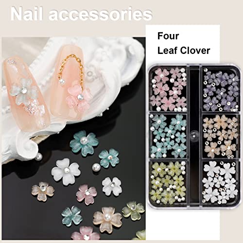 Flores 3D Feitices de unhas, 1 caixa 3d acrílico flor de unhas de unhas stromestons pérolas cristais design jóias acessórios unhas pregos