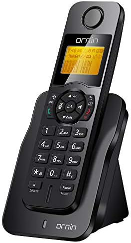 Ornin D1005 Telefone fixo sem fio para uso doméstico e escritório, tecnologia ecológica, injeção de óleo de borracha…
