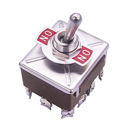 Rayess Toggle Rocker Switch Pesado com bota 15A 250V 2 Posição 12 Terminal On-On Switches de alternância