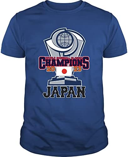 Japan Baseball World Champions Baseball Classic 2023 T-shirt time de beisebol do Japão 2023 camiseta do World Classic Samurai Champion
