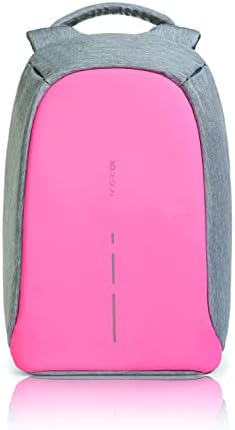 Xddesign bobby compacto anti-roubo laptop USB mochila rosa
