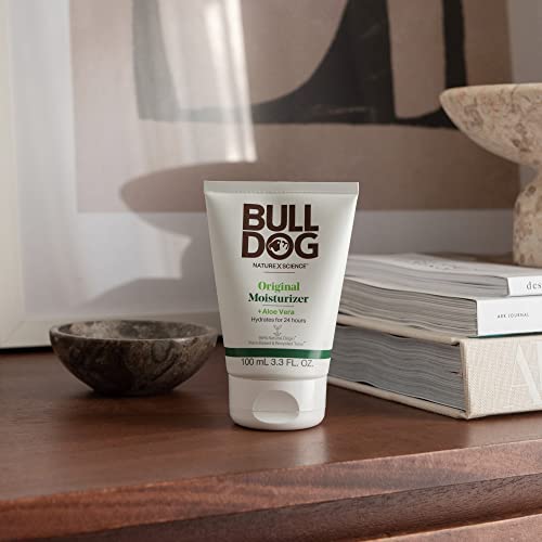 Bulldog Mens Men Skincare e hidratante do rosto de preparação original, 3,3 onça fluida