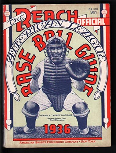Alcance Oficial Baseball Guide-1936 Great Condition! -Usu mais raro! -Mlb