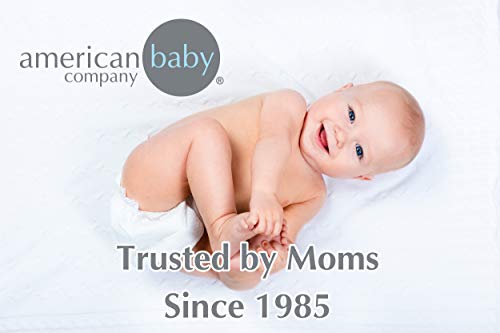 American Baby Company Ultra Soft Quilted à prova d'água Transmante de tabela de tabela, 11,5 x 23 3Count