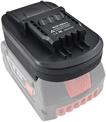 Adaptador de bateria Janri BOS18WORX para ferramentas elétricas WORX 20V, convertido adaptador para a bateria de lítio Bosch 18V