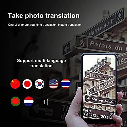 CZDYUF C-1 5.0 Recarregável conexão rápida Mini Voz portátil Tradutor inteligente multi-idioma para reunião de negócios no exterior