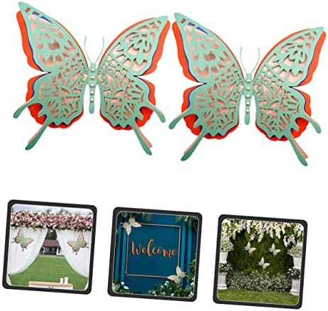 Yarnow Home Decor 6 PCS Layout Janela Butterflies Butterflies Requintada papel de cor de parede de parede de parede de