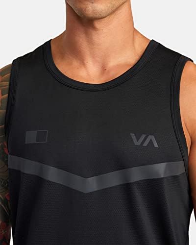 RVCA Mens Sport Tanques de ajuste regular