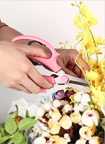 Tesoura de cortador de flores erwazei, ferramenta de corte de recorte de poda de aço premium para jardim para jardim