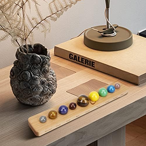 Nove planetas gem stones planetas decorações do sistema solar modelo de espaço artesanal Decorações de mesa de escritório