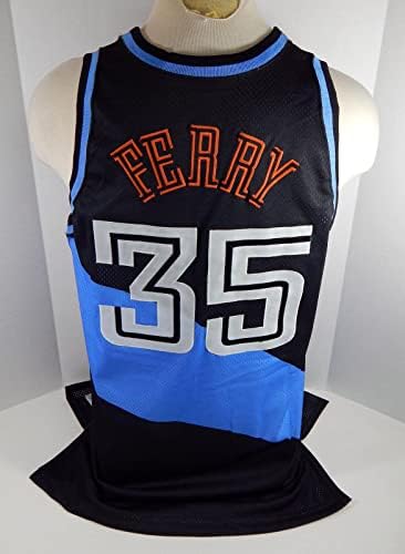1995-96 Cleveland Cavaliers Danny Ferry #35 Game usou Black Jersey 46 DP18805 - Jogo da NBA usado