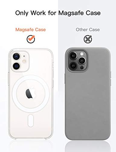 Phone Stand for Magsafe Charger, suporte de carregamento de alumínio para mesa, compatível com iPhone 12 mini, 12, 12 Pro,