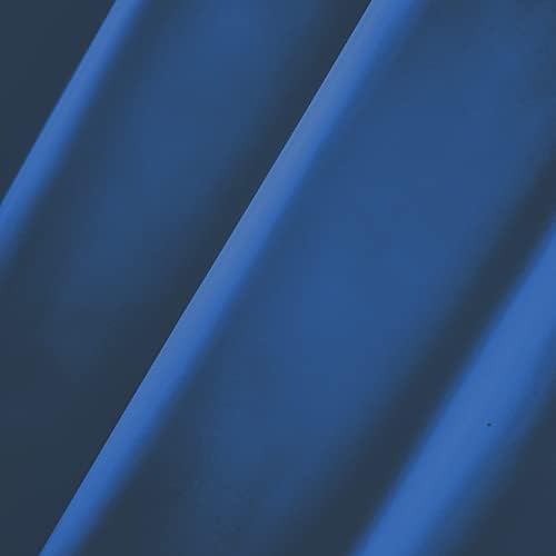 River Dream Navy Blue Fabric chuveiro Cortina ou revestimento com janela pura, sem estalo no revestimento necessário, lavável máquina, 54 x 80 polegadas