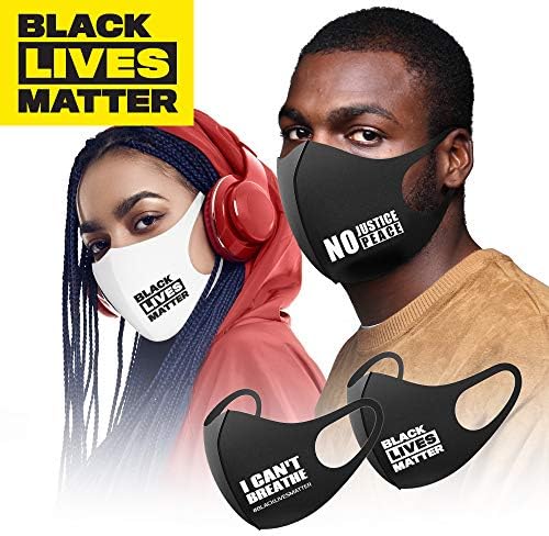 Black Lives Matter Face Fashion Mask Washable Reutilable Taber Cover