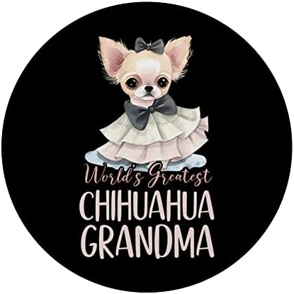 Chihuahua chihuahueño vovó o maior chihuahua popsockets swappable popgrip
