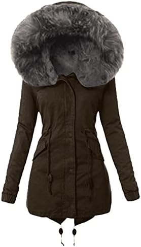 Minge Park Winter Oversize sobretudo clássico Mulheres de manga comprida Botão sólido casaco de pele forrada jaqueta