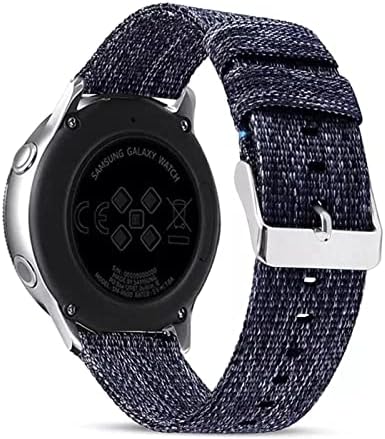 Dfamin 20mm Watch Band para Samsung Galaxy Watch4 Classic 46 42mm Smartwatch Nylon Sport Bracelet Watch 4 44 40mm Strap