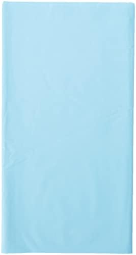 Toleta de mesa de plástico retangular - 54 x 108, azul em pó, 1 pc