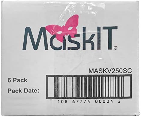 Caso de recarga de sacos de descarte de tampão Maskit - 6 caixas de recarga de 50 sacos de descarte de tampões - reabastecedor de dispensador de parede de maskit