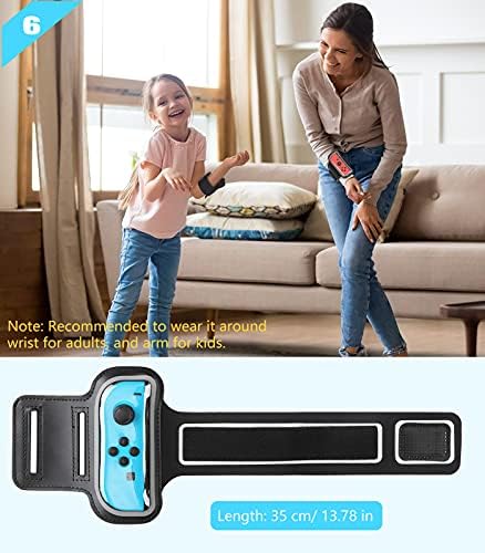 Timovo Bandas de pulseiras compatíveis com Nintendo Switch Just Dance 2023 2022 2021 2020, Switch Sports, Switch Zumba