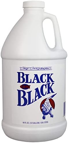 Chris Christensen Shampoo e pacote de galão do condicionador, branco em shampoo branco + preto no shampoo preto + Após a solução final de enxágue, noivo como um profissional, feito nos EUA