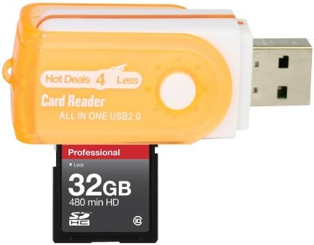 32 GB Classe 10 CARTÃO DE MEMÓRIA DE VELOCIDADE DE HIGH SDHC para SANYO Câmera digital VPC E2 E870 E870G FH1. Perfeito para