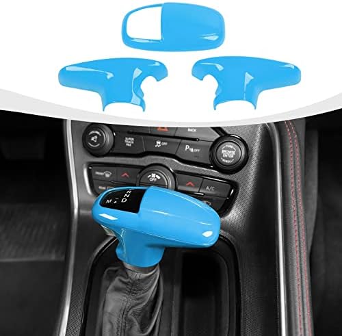 Razpoy Gear Shift Manunhão Capinho da alça do protetor Acessórios para interiores Compatível com Dodge Challenger Charger