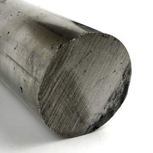316 Barra redonda de aço inoxidável, acabamento não polido, recozido, AMS 5648, 1,875 diâmetro, 36 de comprimento, onlinemetals