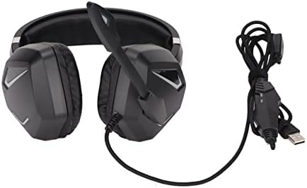 Jogos entaciais sobre o fone de ouvido, fones de ouvido estéreo ergonômico, redução de ruído para
