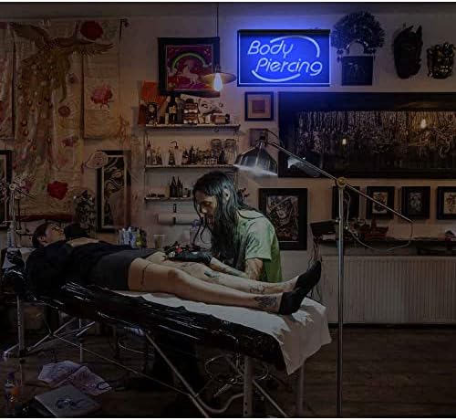 100018 corpora de piercing tattoo shop centro decoração de casa exibir sinal de néon leve LED