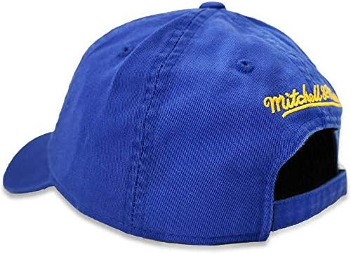 Mitchell e Ness Golden State Warriors Team Prim Color Men's Strapback Hat Blue qa60z-5warri