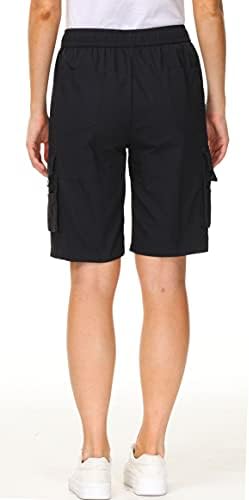 Como 'em shorts de carga de bermuda de bermudas casuais femininos femininos.