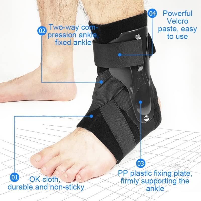 XBWEI Sports Sports Sleeves de cinta de compressão de tornozelo suporta 3D Weave Bandage Foot Gear Gym Fitness Gym Fitness