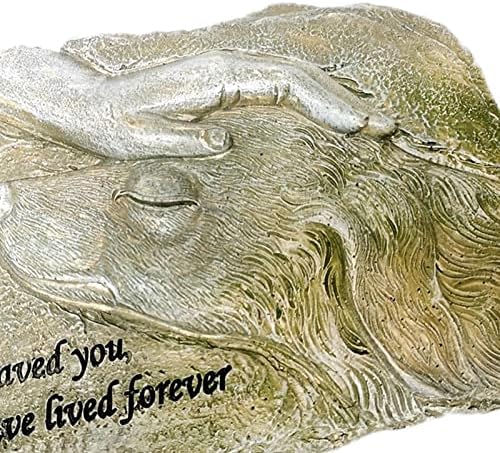 DAPERCI RESINA MEMORIAL Marcador de luto Perda de presente de presente Pet Grave Marker estátua memorial Pet
