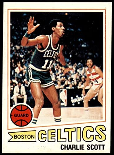 1977 Topps 125 Charlie Scott Boston Celtics NM Celtics UNC