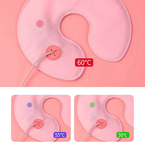 Garosa que amamentou as almofadas de calor suaves e massagem de enfermagem Mamas de mama elétrica para as mães de enfermagem 3 séries 50 ℃ 55 ℃ 60 ℃